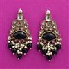 Indo Western Classic Earring With Mehndi Plating