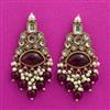 Indo Western Classic Earring With Mehndi Plating