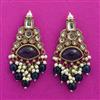 Indo Western Classic Earring With Mehndi Plating