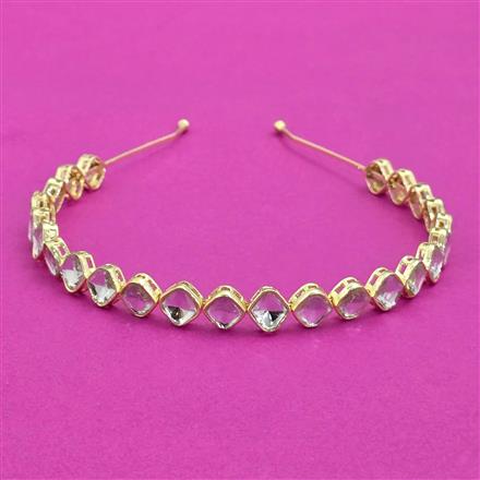 Indo Western Classic Hair Band With Gold Plating