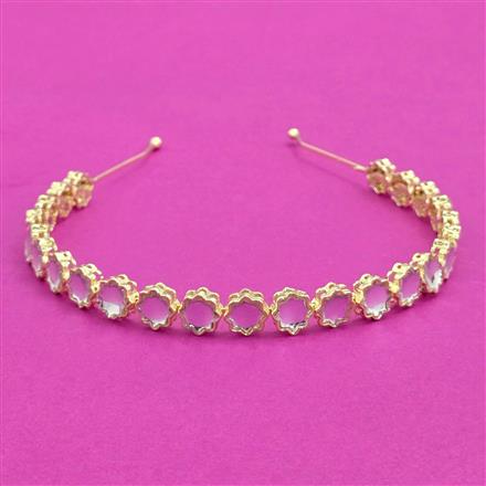 Indo Western Classic Hair Band With Gold Plating