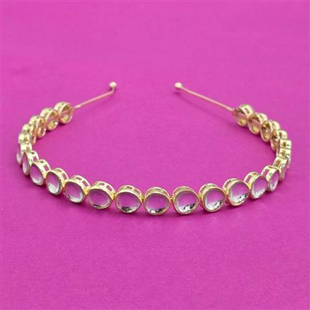 Indo Western Classic Hair Band With Gold Plating