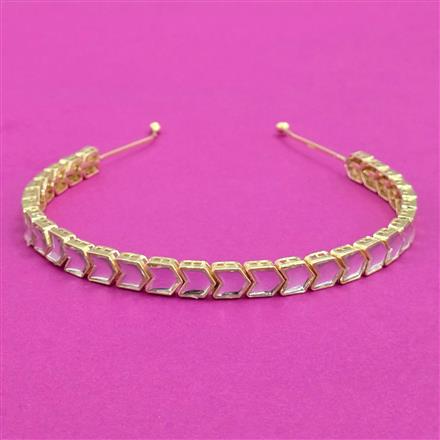 Indo Western Classic Hair Band With Gold Plating