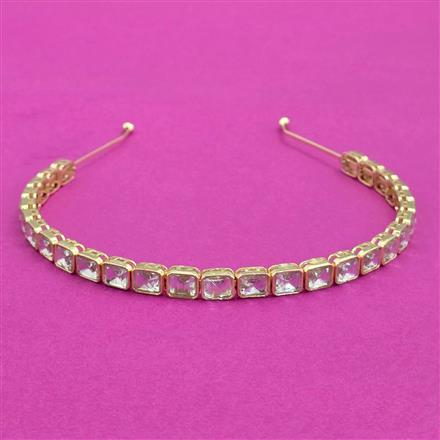Indo Western Classic Hair Band With Gold Plating