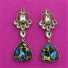 Indo Western Classic Earring With Mehndi Plating