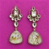 Indo Western Classic Earring With Mehndi Plating