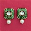 Indo Western Meenakari Earring With Mehndi Plating