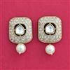 Indo Western Meenakari Earring With Mehndi Plating