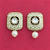 Indo Western Meenakari Earring With Mehndi Plating