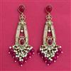 Indo Western Classic Earring With Mehndi Plating