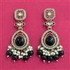 Indo Western Classic Earring With Mehndi Plating