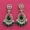 Indo Western Classic Earring With Mehndi Plating