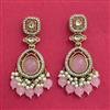 Indo Western Classic Earring With Mehndi Plating