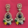 Indo Western Classic Earring With Mehndi Plating