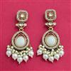 Indo Western Classic Earring With Mehndi Plating