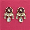 Indo Western Classic Earring With Mehndi Plating