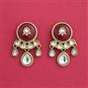 Indo Western Classic Earring With Mehndi Plating