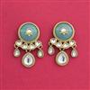 Indo Western Classic Earring With Mehndi Plating