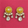 Indo Western Classic Earring With Mehndi Plating