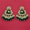 Indo Western Classic Earring With Mehndi Plating