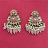 Indo Western Classic Earring With Mehndi Plating