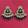 Indo Western Classic Earring With Mehndi Plating