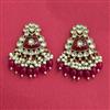 Indo Western Classic Earring With Mehndi Plating