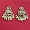 Indo Western Classic Earring With Mehndi Plating