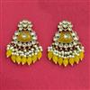 Indo Western Classic Earring With Mehndi Plating