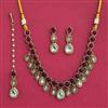 Indo Western Classic Necklace Set With Mehndi Plating