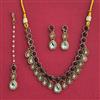 Indo Western Classic Necklace Set With Mehndi Plating