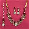 Indo Western Classic Necklace Set With Mehndi Plating