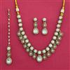Indo Western Classic Necklace Set With Mehndi Plating