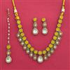 Indo Western Classic Necklace Set With Mehndi Plating