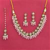Indo Western Classic Necklace With Mehndi Plating