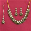 Indo Western Classic Necklace With Mehndi Plating