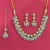 Indo Western Classic Necklace With Mehndi Plating
