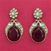 Indo Western Classic Earring With Mehndi Plating