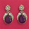 Indo Western Classic Earring With Mehndi Plating