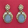 Indo Western Classic Earring With Mehndi Plating