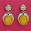 Indo Western Classic Earring With Mehndi Plating