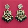 Indo Western Classic Earring With Mehndi Plating