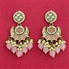 Indo Western Classic Earring With Mehndi Plating