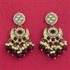Indo Western Classic Earring With Mehndi Plating