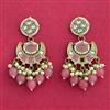 Indo Western Classic Earring With Mehndi Plating