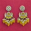 Indo Western Classic Earring With Mehndi Plating