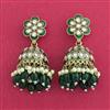 Indo Western Jhumki With Mehndi Plating