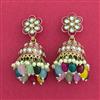 Indo Western Jhumki With Mehndi Plating