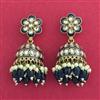 Indo Western Jhumki With Mehndi Plating