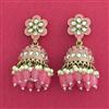 Indo Western Jhumki With Mehndi Plating
